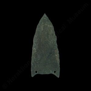 Triangular bronze daggers from Koumasa, 2700-1800 BC.